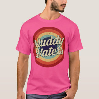 Muddy Waters Retro Circle Vintage T-Shirt