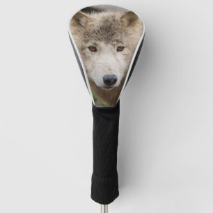 Muddy White Wolf Golf Headcover