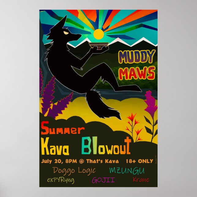 MuddyMaws 2024 Summer Blowout! Poster (Vorne)