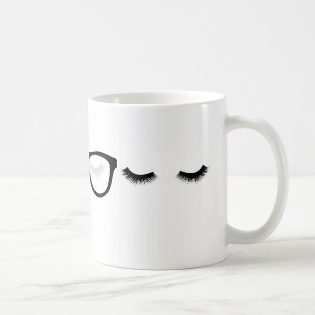 Müde Augen Kaffeetasse (Rechts)