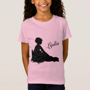 Müde Ballerina personalisiert mit Namen T-Shirt