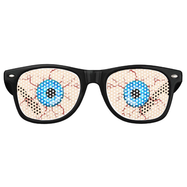 müde Betrunkene Augen Sonnenbrille (Vorderseite)