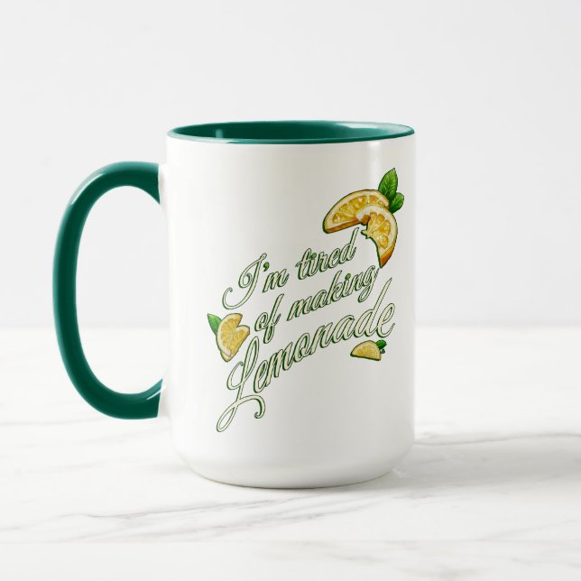 Müde davon, Limonade zu machen TASSE (Links)