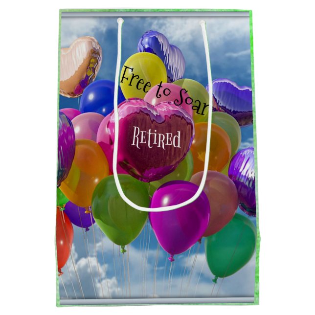 müde, frei nach Luft Mittlere Geschenktüte (Rückseite)