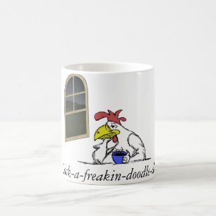 Müde Huhn-Kaffee-Tasse Kaffeetasse