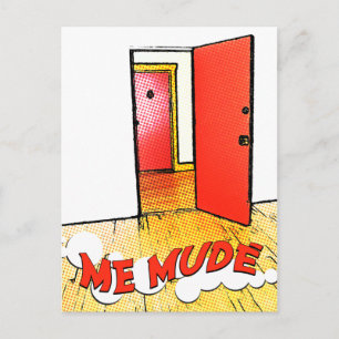 mudé: Puerta Cómica Postkarte