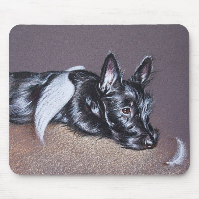 Müder Engel (Scottie) Mousepad (Vorne)