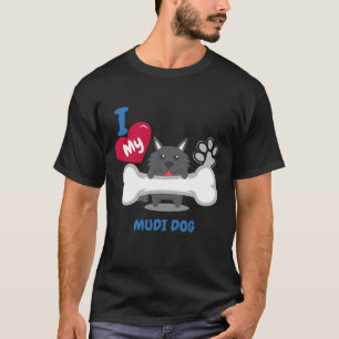 MUDI HUNDniedliche Hundegeschenk-Ideen-lustige T-Shirt