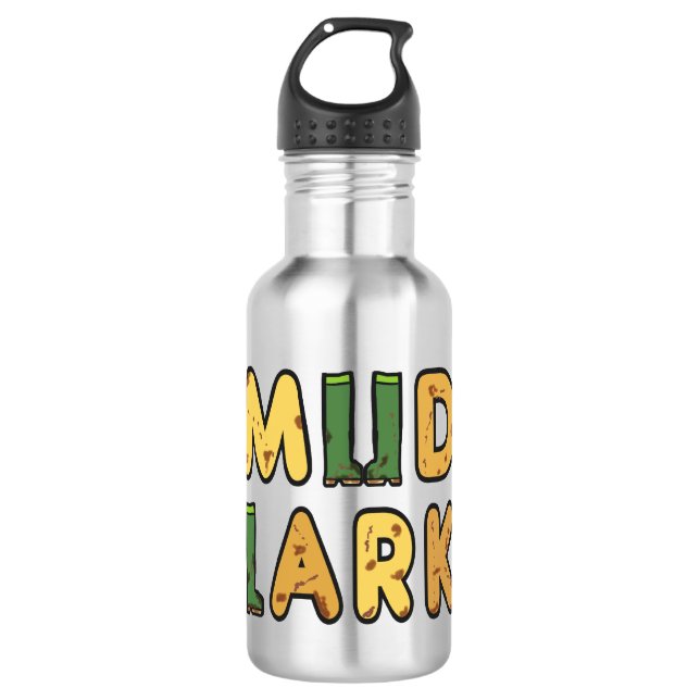 Mudlark Edelstahlflasche (Vorderseite)