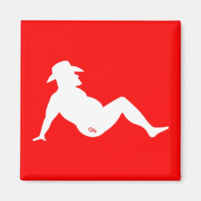 Mudplane Man Magnet (Vorne)