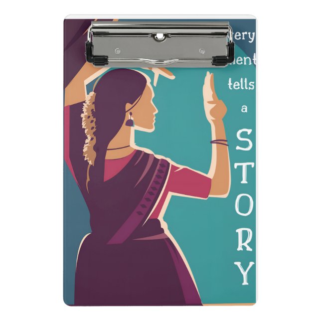 Mudra Mini Klemmbrett (Vorderseite)