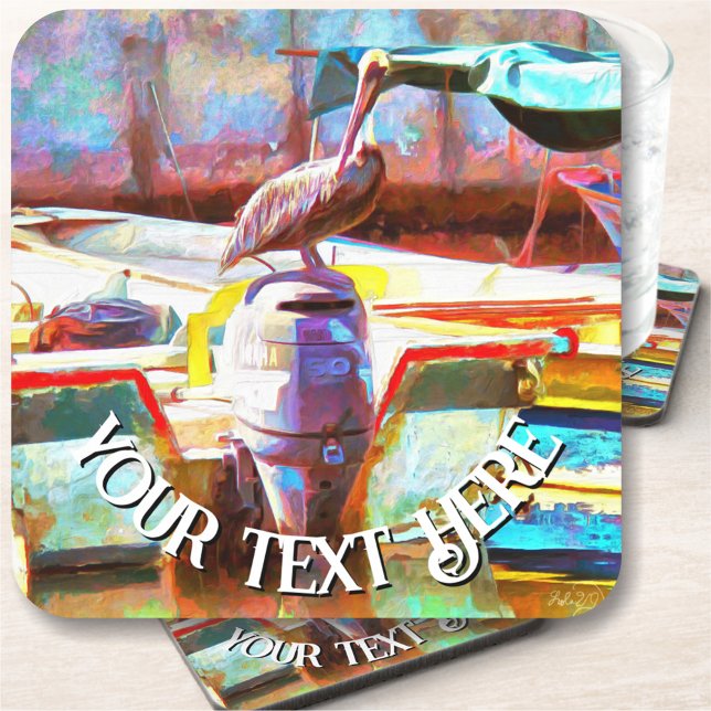 Muelle Los Peines Pelican 0463 Getränkeuntersetzer (Von Creator hochgeladen)