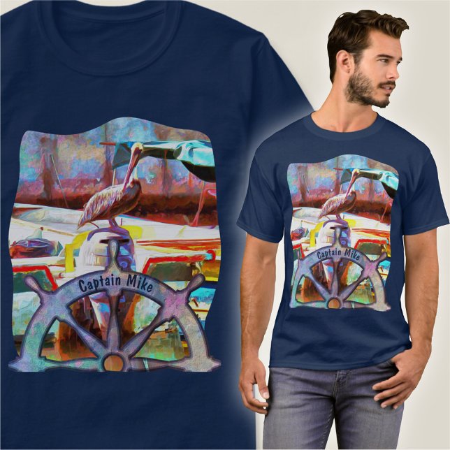 Muelle Los Peines Pelican 0463 T-Shirt (Von Creator hochgeladen)