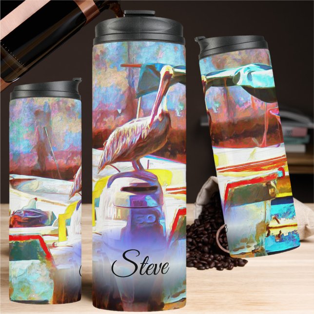 Muelle Los Peines Pelican 0463 Thermosbecher (Von Creator hochgeladen)