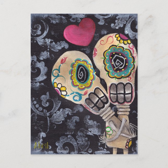 Muertos de Amor Postcard Postkarte (Vorderseite)