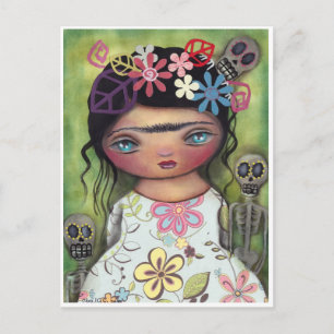Muertos Fest Postcard Postkarte