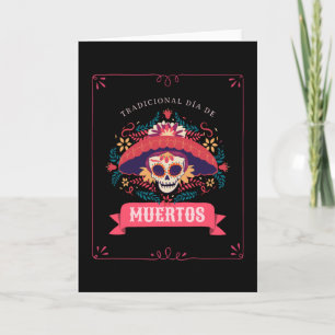 Muertos Skull Day of the Dead Karte