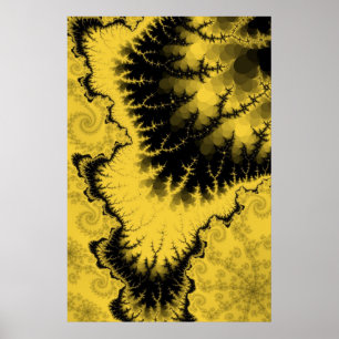 Muffiger Gefiederter Stern Poster