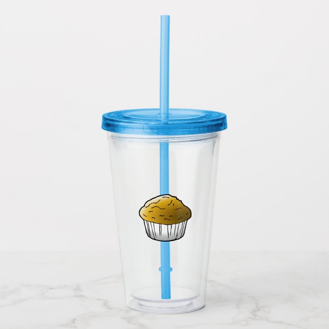 Muffin Acrylic Tumbler Acryltrinkbecher (Vorderseite)
