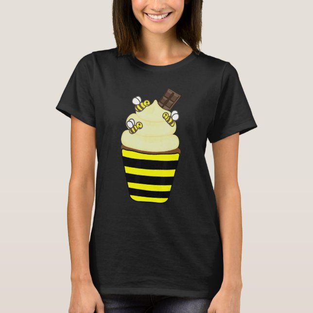 Muffin Food  Foodie Baker Baking Cupcake Cake T-Shirt (Vorderseite)