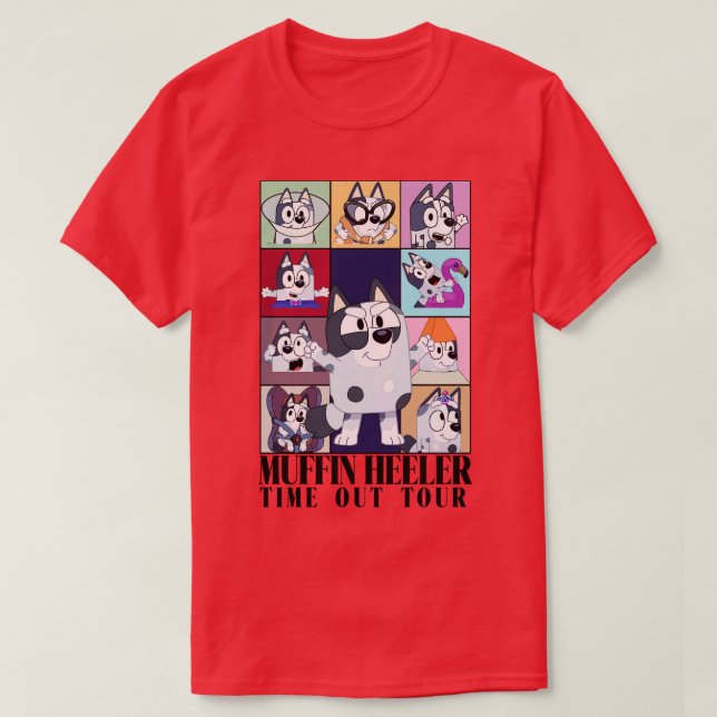 Muffin Heeler Time Out Tour T-Shirt (Design vorne)