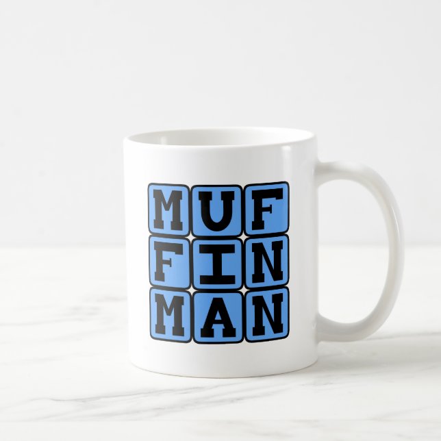 Muffin-Mann Kaffeetasse (Rechts)