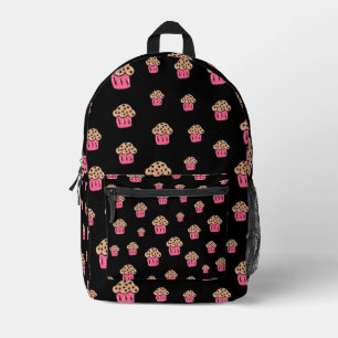 Muffin-Muster-Druck-Cut-Sew-Tasche Bedruckter Rucksack
