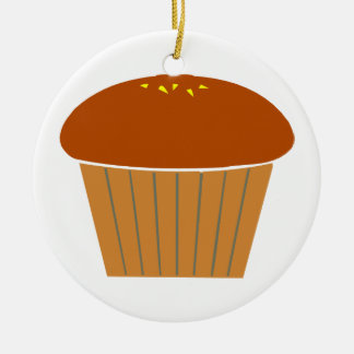 MUFFIN-RUNDE VERZIERUNG KERAMIKORNAMENT