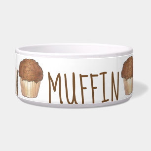 Muffin the Dog Crumb Streusel Konditorei Backwaren Napf