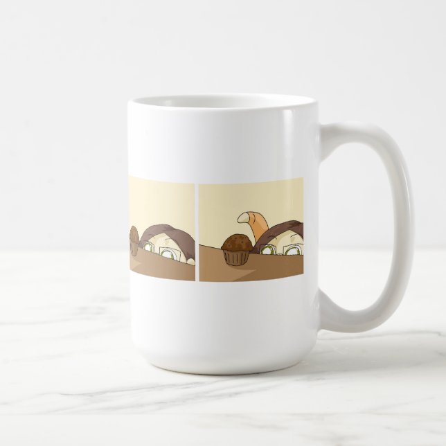 Muffin-Unhold Kaffeetasse (Rechts)