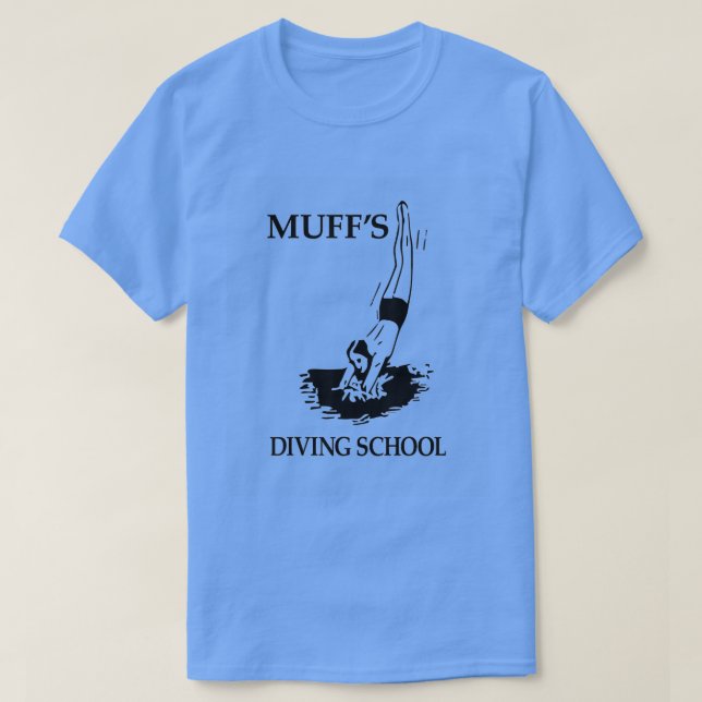 Muffs Diving School Shirt Halloween Funny Scuba Di (Design vorne)