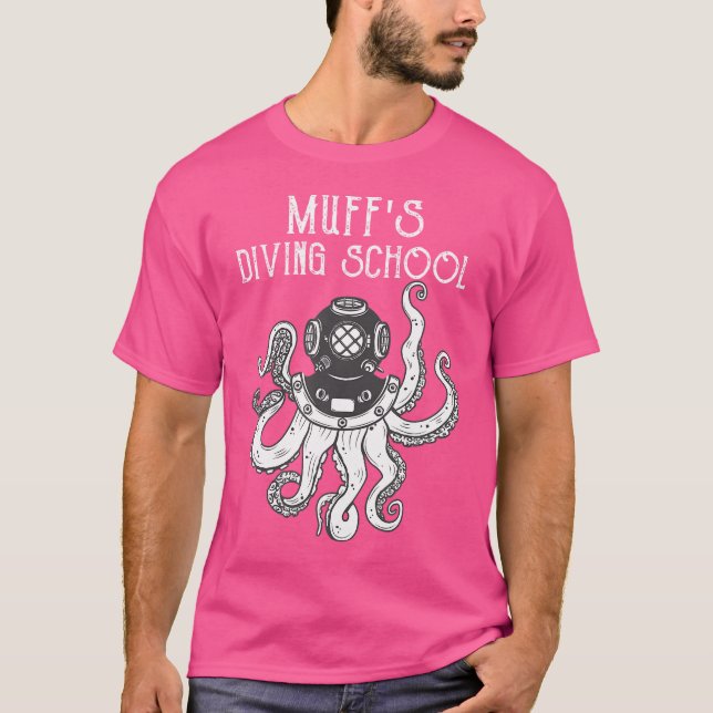 Muffs Diving School T-Shirt (Vorderseite)