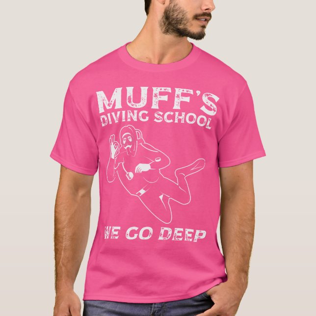Muffs Tauchschule T-Shirt (Vorderseite)
