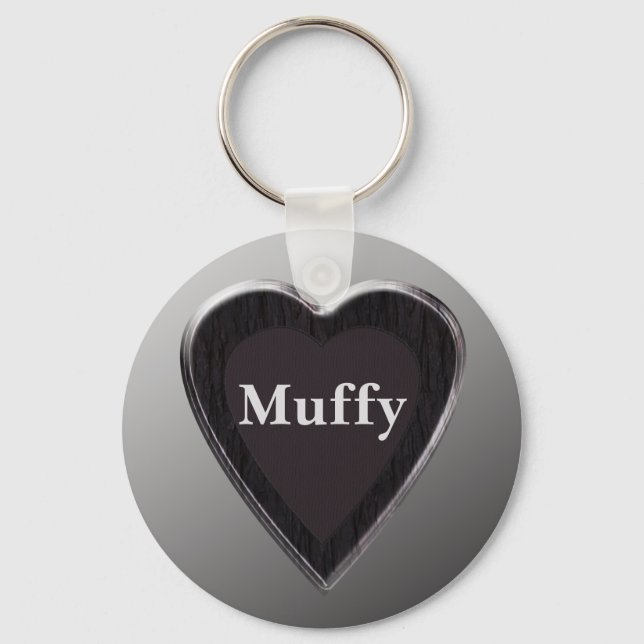 Muffy Heart Keychain Schlüsselanhänger (Vorderseite)