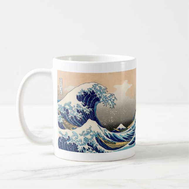 Mug かながわおきなみうらのマグカップ,No.03 (Gauche)