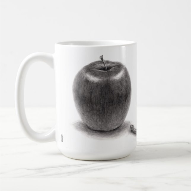 MUG りんごとあおむし (Gauche)