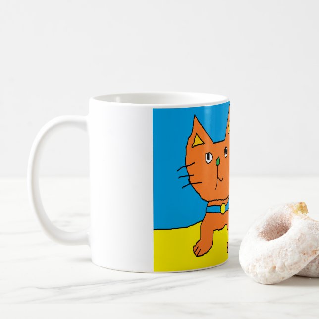 MUG ウクライナ猫ちゃん (Avec donut)