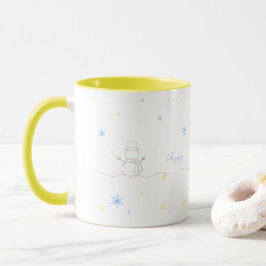 MUG シンプルなクリスマス スノーマン♡
