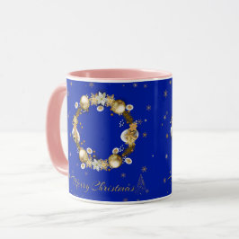 MUG ブルーエレガントなクリスマス♡ 