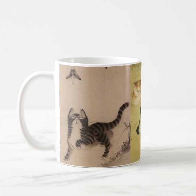 Mug 掛軸から抜け出した猫たち Part.3 (Gauche)