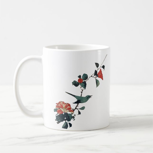MUG 椿と鶯 (Gauche)