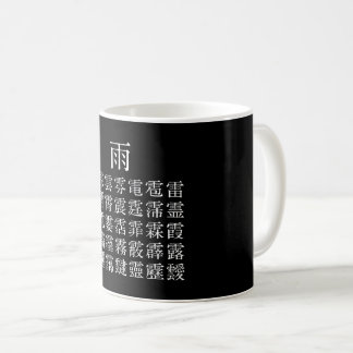 MUG 雨 と 雨 冠 の 漢 字