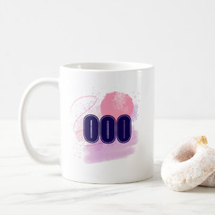 Mug 000 Angel Numéro Rose Bleu Éveil Spirituel