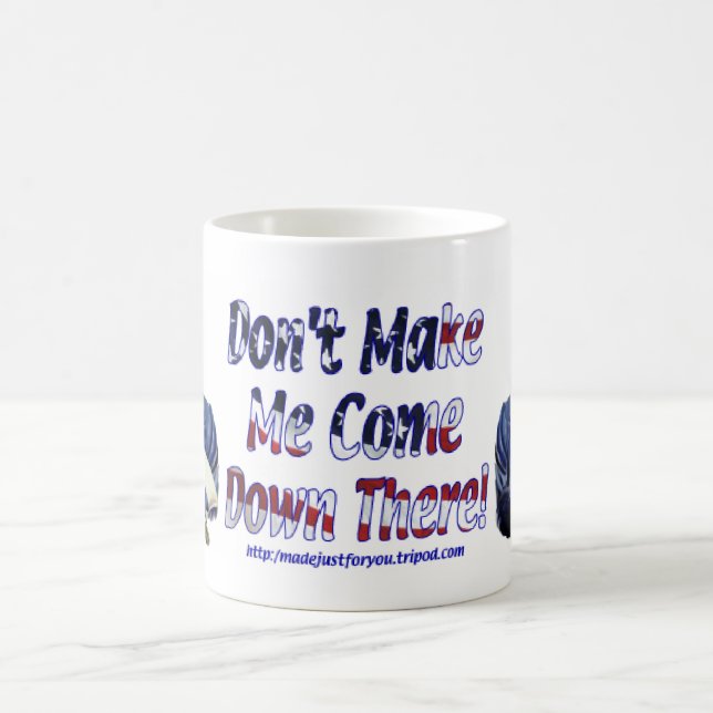Mug #0030 Reagan ne m'incitent pas à descendre là (Centre)