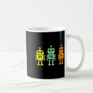 Mug 01 10 11 robot drôle code binaire robots 01 10 110
