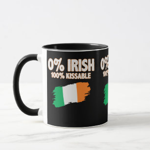Mug 0% Irlandais 100% Kissable
