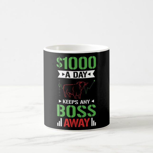 Mug 1000 $ par jour Stock Jour Trading (Centre)