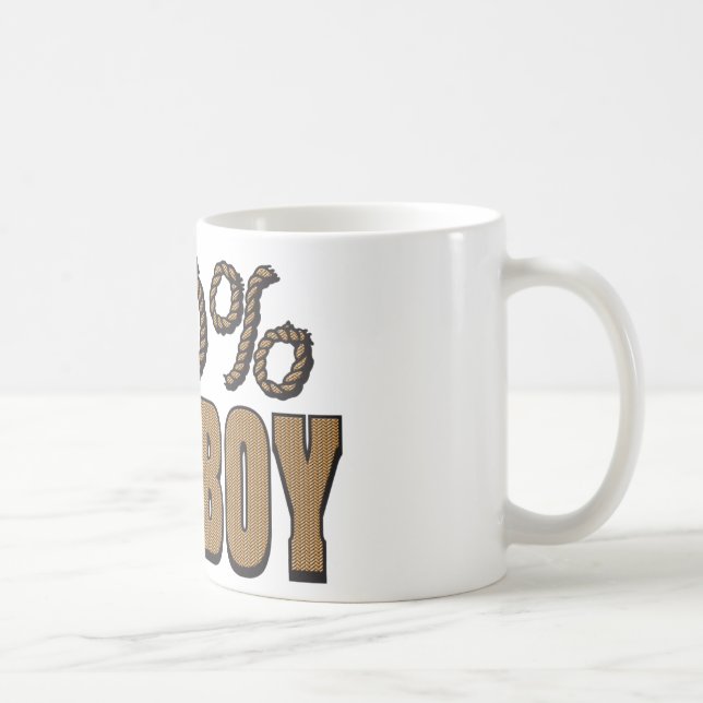 Mug 100 % Cowboy (Droite)