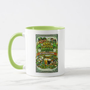 Mug 100% Irlandais... le jour de la Saint-Patrick !