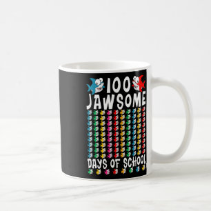 Mug 100 Jawsome Days of School Shark 100th Day of Scho